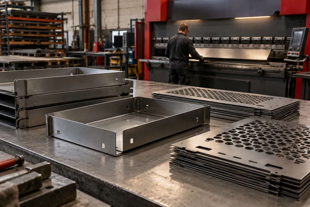 Cut profiles, folded panels & enclosures for commercial premises